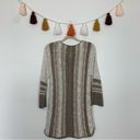 Christopher & Banks NWT  Tan Boho Knit Tunic Sweater Size Small Photo 10