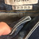 Pistola  ladies dark wash distressed cropped designer denim size 29 Photo 9