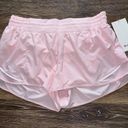 Lululemon  Hotty Hot Shorts High Rise 2.5” Lined Strawberry Milkshake Size 14 NWT Photo 0