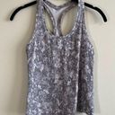 Lululemon  Women’s Gray Snakeskin Cool Racerback Nulu Tank Top 6 Photo 0