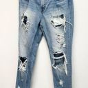 BDG  Boyfriend Jeans Slim Size 26W Blue Distressed Style Photo 2