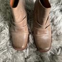 Kork-Ease  Kissel leather chunky block heel ankle booties women's shoe size 6 Photo 2