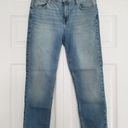 Hudson Jeans Hudson Natalie Midrise Slim Boyfriend Crop Honey Bee Blue Jeans WOMENS SIZE 28 Photo 3