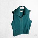 cj banks Dark Aqua Blue Green Sleeveless Zip Sweater Wm 1X Photo 1