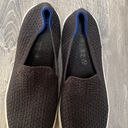 Rothy's  Mesh Honeycomb Knit Black Slip On Sneakers Photo 3