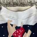 Vintage 90s Winter Christmas dog Terrier in sweater Ugly Sweater Photo 3