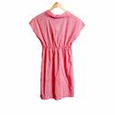 J.Crew  Pink Light Cotton Cowl Neck Short Sleeve Sundress Size XS Photo 5