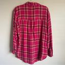 Pilcro  Anthropologie Plaid Button Down Pink Photo 3