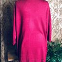 Krass&co NY &  Asymmetrical Red Sweater Photo 1