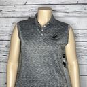 Beverly Hills Polo Club  NWT XL Black Space Dye Embroidered Polo Henley Tank Top Photo 1