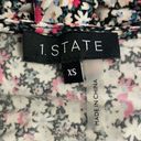 1. State  Riviera Floral Flutter Sleeve Wide Leg Jumpsuit in Black Pink Size XS Photo 8