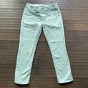 Elle  PARIS Cropped Jeans Women's Size 8 Green Seafoam Photo 0