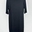 J.Jill  Black Wearever Asymmetric Hem Dress Photo 0