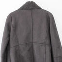 Romeo + Juliet Couture  Open Front Faux Suede Shearling Coat Photo 4