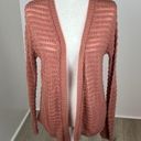 Serendipity  Pink Knit Cardigan Size Large Photo 0