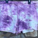 Wildfox  purple & white tie dye stars cotton lounge shorts size XL NEW Photo 6