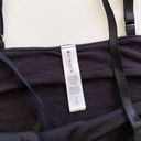 Athleta Black Well Rested Modal Sleep Ribbed Bralette Photo 3