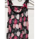 Pink Floral Cotton Knit Women's Size S Nightgown Sleepwear Gown Small BSH Photo 2