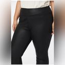 NYDJ Woman’s  Coated Legging Pants Black X-large Photo 3