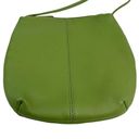 Stone Mountain  Crossbody Purse Bag Green Pebble Leather 8" x 7" Photo 4