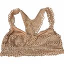 Aerie  Tan Nude Lace Racerback Bralette Bra Photo 1