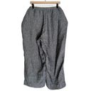 J.Jill  Linen Love Linen Women’s Wide Leg Crop Pants Grey Marl Size XL Photo 1