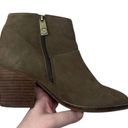 Blondo Nelli Waterproof Ankle Bootie Nutbuck Leather Olive Green Size 6.5 Photo 14