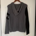 Wooden Ships Gray‎ Black Knit Hooded Sweater Women’s Small/Medium Beach Travel Photo 9