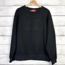 Hunter Target  Sweatshirt Medium Black Long Sleeve Crew Neck Embossed Puff Logo Photo 1