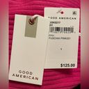Good American NWT  Ribbed CREWNECK SWEATER FUSCHIA PINK Size S Photo 8