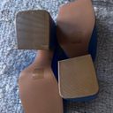 Pretty Little Thing Bright Blue PU Square Toe Extreme Platform Heel Mules Photo 1