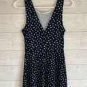 Divided  Navy Polka Dot fit & flare sleeveless dress Size 6 Photo 1