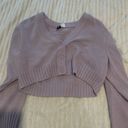 Divided Cropped Cardigan Photo 0