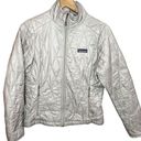 Patagonia Women's Nano Puff Jacket in Feather Grey Silver Gray Size Extra Small Photo 3