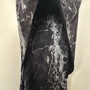 Balenciaga  Black/Gray Marble Cape Two Layer Dress France Size 36 Photo 6