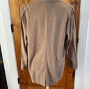 J.Jill  Linen Blend Tan Oversized Blazer Jacket Petite Medium Front Pockets Photo 2