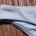 Topshop Baby Blue  Textured Front Knot Bikini Bottoms Photo 2