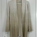 Croft & Barrow  Small White and Gold Metallic Ombré Cardigan Sweater Photo 2