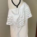 Socialite  White Off The Shoulder Lace Top Medium Photo 1