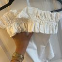 Anthropologie Strapless White Top Photo 0