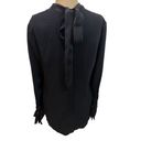 Veronica Beard  Black Mock Neck Long Sleeve Tunic Blouse size 4 Photo 6