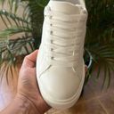 Soda White Vegan Leather Sneakers Photo 6