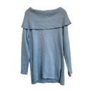 Lane Bryant  Rabbit Hair Cowl Neck Sweater - Light Blue Plus Size 14/16 Photo 1