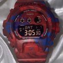 Casio Women's Red Floral Print G-Shock S Series Watch Photo 0