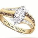 Only Gorgeous Ladies “My One and  Love” Statement Ring Size 7 Photo 0