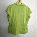 Green Athletic Fitted Golf Top Size L Photo 4