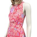 Yumi Kim  Silk Cross-back floral mini dress in Coral size XS NWT Photo 2