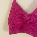AQUA  Hot Pink Crochet Strappy Tank Barbie NWT  women’s size medium Photo 2