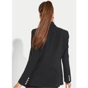 Generation Love New!  Meg Crepe Blazer Black RHINESTONE Buttons Sz XS Photo 1