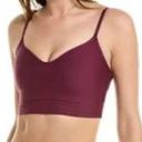 Bandier Lotus bra top and matching leggings in plum color both size small Photo 0